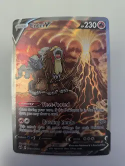 Entei v Crown Zenith Galarian Gallery Holo Ultra Rare Pokemon TCG GG36/GG70 NM - Image 1