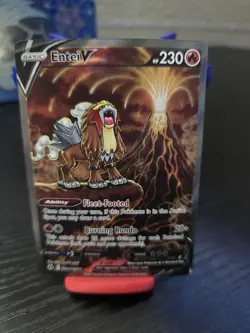 Entei v Crown Zenith Galarian Gallery Holo Ultra Rare Pokemon TCG GG36/GG70 NM - Image 3