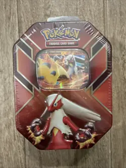 2015 pokemon Hoenn EX Power TCG chest tin blaziken ***Factory Sealed/English*** - Image 1