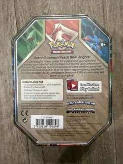 2015 pokemon Hoenn EX Power TCG chest tin blaziken ***Factory Sealed/English*** - Image 2