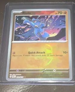 Riolu - 050/131 - Masterball Holo - Prismatic Evolutions - Pokemon - NM/M - Image 1