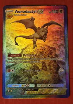 Pokemon Aerodactyl EX Holo & Texture Fan art [Pocket TCG art] - Image 1