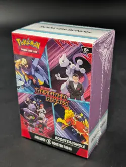 Pokemon TCG DESTINED RIVALS Booster Bundle & 4 Sleeved Art Set - 10 packs total - Image 2