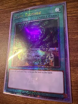 Yu-Gi-Oh! TCG Giant Trunade Quarter Century Bonanza 1st Edition Secret Rare RA03 - Image 3