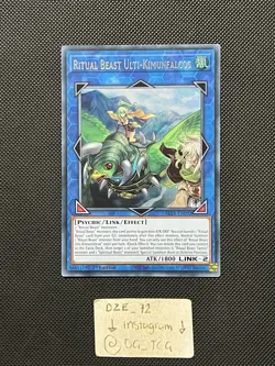 Yugioh - Ritual Beast Ulti-Kimunfalcos - BLTR-EN092 - Ultra Rare - 1st Ed - M/NM - Image 1