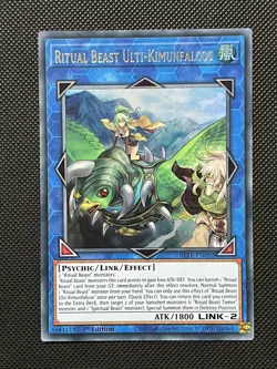 Yugioh - Ritual Beast Ulti-Kimunfalcos - BLTR-EN092 - Ultra Rare - 1st Ed - M/NM - Image 2