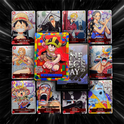 Monkey D. Luffy One Piece Day 25 and Straw Hats Anniv Promo Cards Set of 12 JAP - Image 1