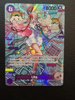 One Piece Card Game Bandai Uta Special Holo Character OP02-120 SEC 2023 - Image 1