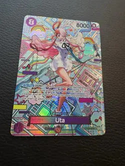 One Piece Card Game Bandai Uta Special Holo Character OP02-120 SEC 2023 - Image 2