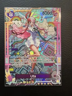 One Piece Card Game Bandai Uta Special Holo Character OP02-120 SEC 2023 - Image 3