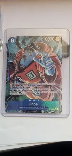 One Piece #OP14-049 Jinbe Super Rare (Alternate Art) The Azure Sea's Seven Foil - Image 1