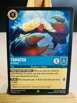 Tamatoa - So Shiny! 159/204 [Super Rare] [NM] [The First Chapter] Disney Lorcana - Image 1