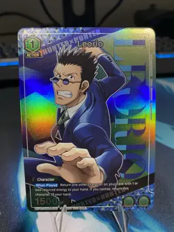 Union Arena Leorio Rare Battle Participation Promo HunterxHunter English - Image 1