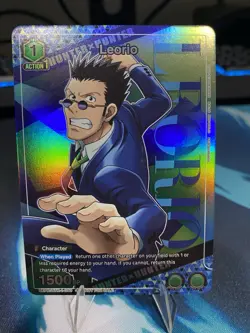 Union Arena Leorio Rare Battle Participation Promo HunterxHunter English - Image 2