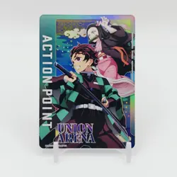 Foil Action Point Card (AP02) Union Arena Demon Slayer English - Image 1