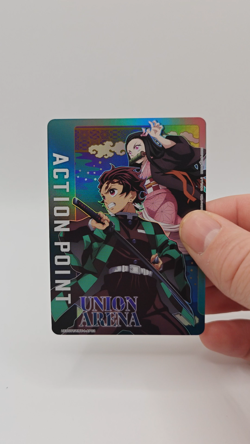 Foil Action Point Card (AP02) Union Arena Demon Slayer English - Image 2