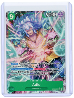 Adio OP09-023 SR Parallel Alt Art One Piece Card English - Image 1