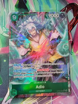 Adio OP09-023 SR Parallel Alt Art One Piece Card English - Image 1