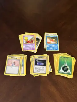 106 Vintage Pokemon Cards TCG Rocket + Trainer/Energy (Original 150 WOTC) - Image 1