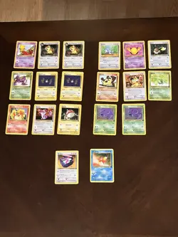 106 Vintage Pokemon Cards TCG Rocket + Trainer/Energy (Original 150 WOTC) - Image 2