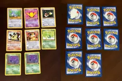 106 Vintage Pokemon Cards TCG Rocket + Trainer/Energy (Original 150 WOTC) - Image 4