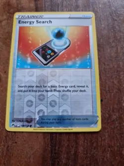128/159 Energy Search : Reverse Holo Card : Pokemon TCG SWSH12.5 Crown Zenith - Image 1