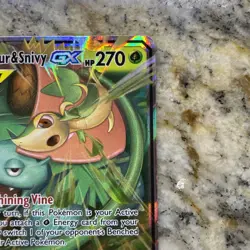 Pokemon Venusaur and Snivy GX Card 1/236 Tag Team Cosmic Eclipse NM Condition 🌟 - Image 4