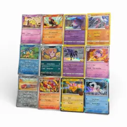 Pokemon TCG 12 Card Lot Holo English Standard Size Gengar Lycanroc Charcadet - Image 1
