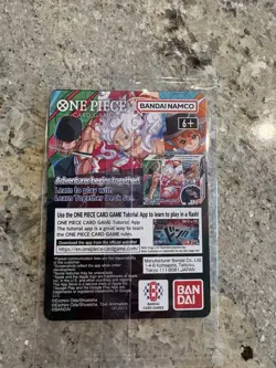 Bandai Namco One Piece Card Game US Voyage Monkey D. Luffy Promo Holo - Image 2