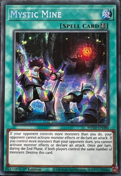 Mystic Mine - MP20-EN080 Secret Rare 1st Edition YuGiOh TCG Card - Image 1