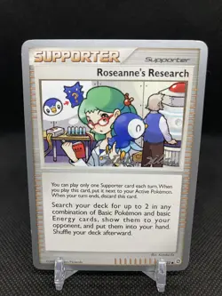 Roseanne's Research 125/132 LP 2009 World Championships Promo WC DP Pokemon Card - Image 1