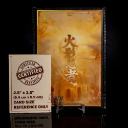 Temari Nara Waifu Trading Card A6 Oversized Black Glitter Frame Naruto Dress - Image 3