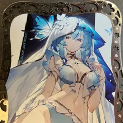 Goddess Story Gold METAL Card - Serial Number #075/100 Anime Girl **READ** - Image 2