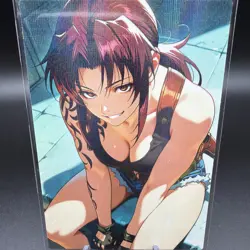 Revy Black Lagoon Anime Waifu Card Doujin ACG Goddess Holo - Image 2
