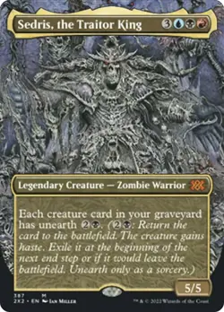 Sedris, the Traitor King (Borderless) Double Masters 2022 NM CARD ABUGames - Image 1