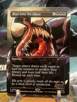 MTG | Peer Into The Abyss (2002) [Secret Lair Spiderman] NF - Image 1