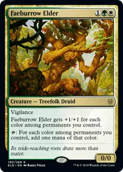 1x FAEBURROW ELDER - Eldraine/Commander - MTG - Magic the Gathering - Image 1