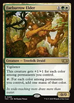 1x FAEBURROW ELDER - Eldraine/Commander - MTG - Magic the Gathering - Image 2