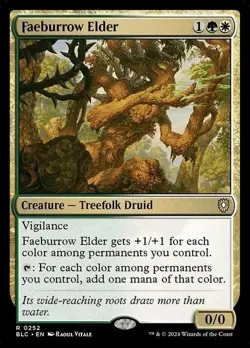 1x FAEBURROW ELDER - Eldraine/Commander - MTG - Magic the Gathering - Image 3