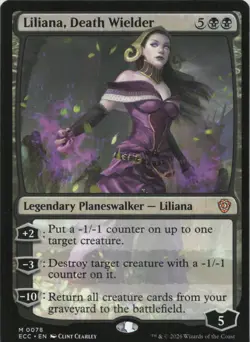 Liliana, Death Wielder M Commander: Lorwyn Eclipsed 78 NM MTG - Image 1