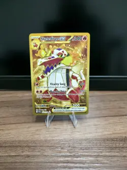 Hyper Rare - Skeledirge ex Pokemon Scarlet & Violet Paldea Evolved SV02 #272 - Image 1