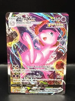 Pokemon TCG Fusion Strike MEW Vmax 269/264 Alternate Art - Image 1
