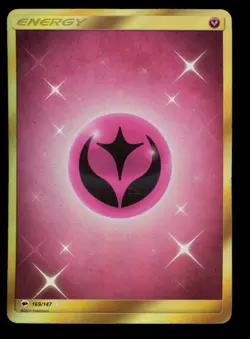 2017 POKEMON S&M BURNING SHADOWS FAIRY ENERGY 169/147 GOLD SECRET RARE HOLO LP B - Image 1