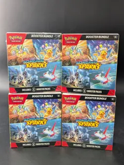 LOT OF 4 Pokemon TCG Surging Sparks Booster Bundle Factory Sealed 24 PACKS - Image 1