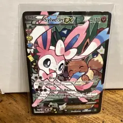 Sylveon EX RC32/RC32 Full Art Pokemon Generations Radiant Collection - DAMAGED - Image 1