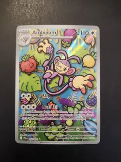 Pokemon TCG Ambipom 107/094 - Illustration Rare IR - Phantasmal Flames NM/M - Image 3