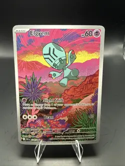 Pokemon TCG Elgyem 120/086 SV: Black Bolt Illustration Rare Near Mint - Image 2
