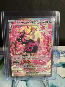 Pokemon TCG: Ascended heroes Fezandipiti Ex 288/217 Special Illustration Rare NM - Image 2
