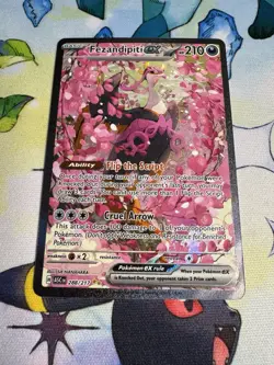Pokemon TCG: Ascended heroes Fezandipiti Ex 288/217 Special Illustration Rare NM - Image 5