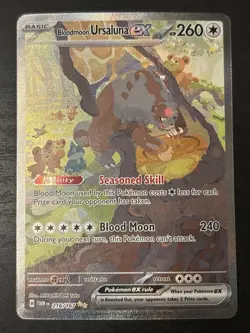 Pokemon Bloodmoon Ursaluna ex (SIR) | 216/167 Sv06: Twilight Masquerade Holo NM - Image 1